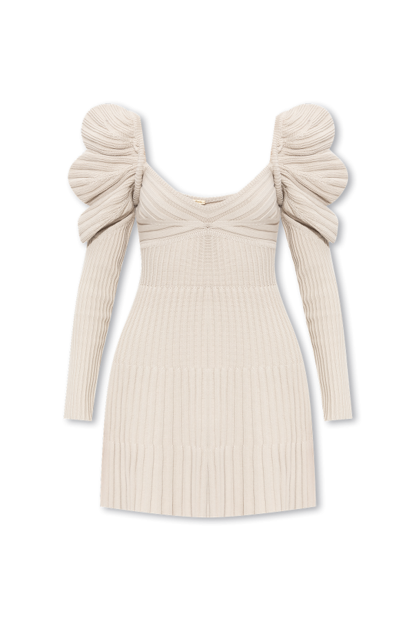 Beżowy Prążkowana sukienka ‘Adele’ Cult Gaia Vitkac Polska